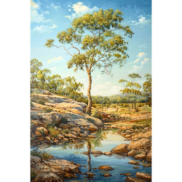 Landscape Canvas in Oil